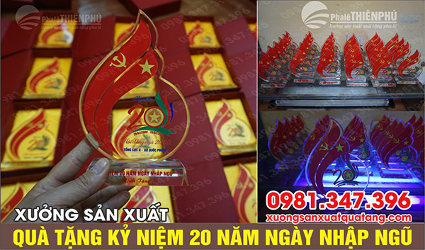 biểu trưng 20 năm ngày nhập ngũ