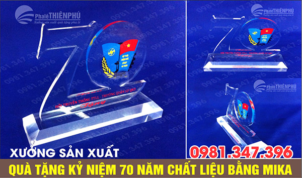 quà tặng kỷ niệm 70 năm mika