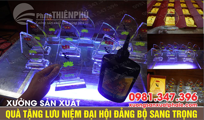 sản xuất biểu trưng đại hội đảng