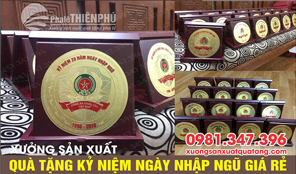sản xuất quà tặng 20 năm ngày nhập ngũ