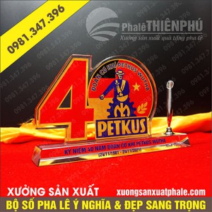 Bộ số pha lê kỷ niệm 40 năm