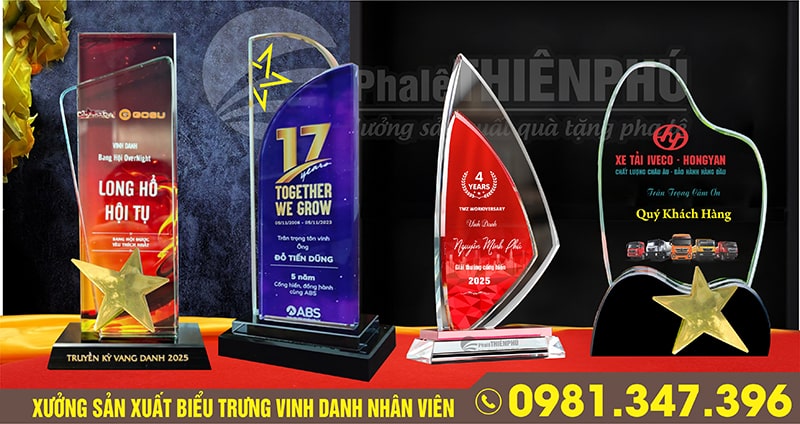 Biểu trưng vinh danh nhân viên xuất sắc