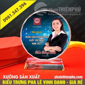 Biểu trưng vinh danh mặt tròn